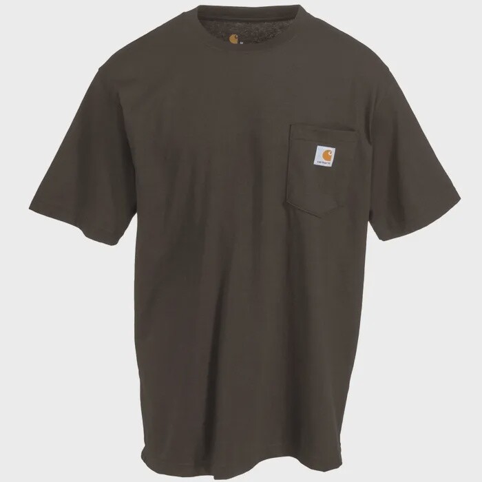 K87 DKB MEN&#39;S CARHARTT SHORT SLEEVE WORKWEAR POCKET TEE