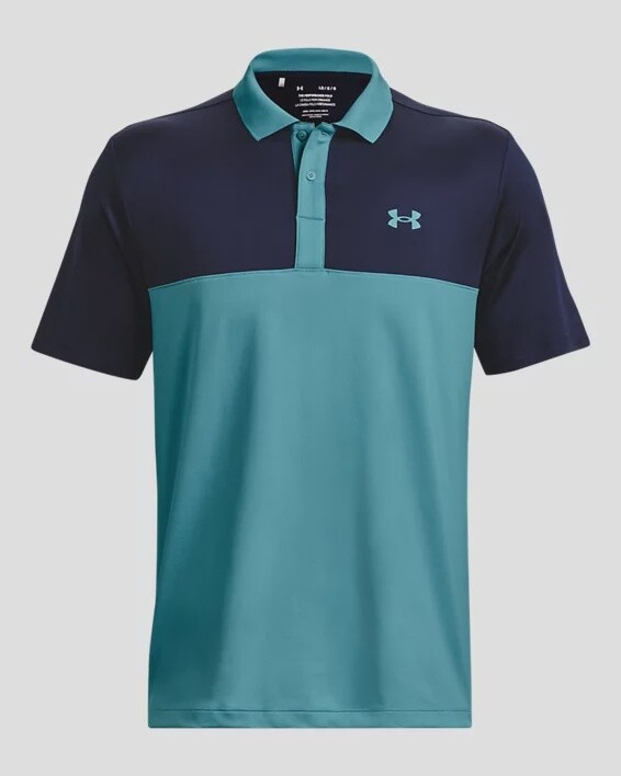 1377375-433 MEN&#39;S UNDER ARMOUR PERFORMANCE 3.0 BLOCK POLO