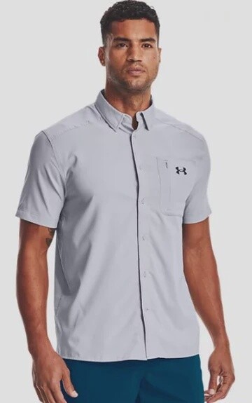 1369306-011 MEN&#39;S UNDER ARMOUR SHORT SLEEVE DRIFT TIDE 2.0 BUTTON SHIRT