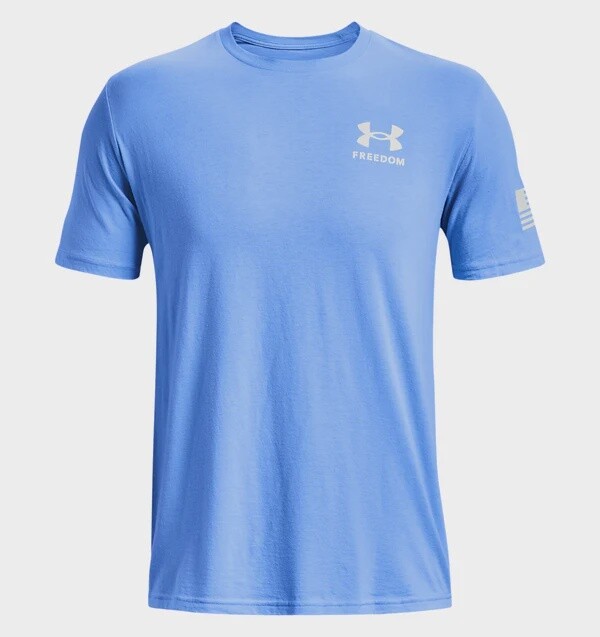1370816-475 MEN&#39;S UNDER ARMOUR SHORT SLEEVE FREEDOM FLAG TEE