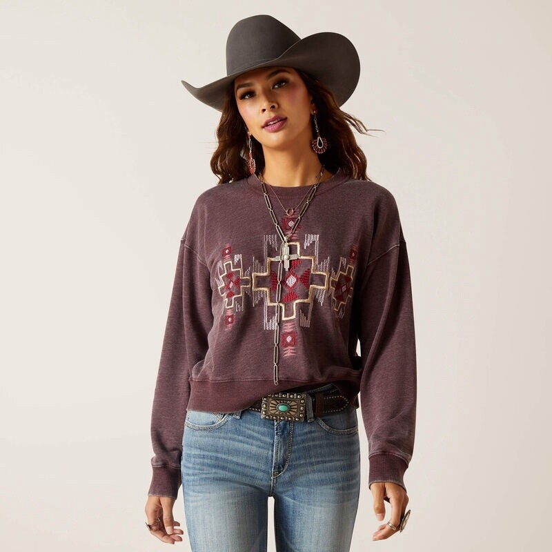 10047258 WOMEN&#39;S ARIAT LARSON SWEATSHIRT