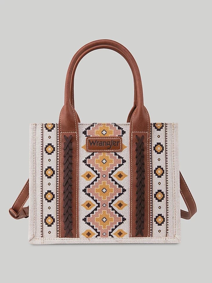 WG2202-8120S WRANGLER SMALL TOTE, COLOR: COFFEE