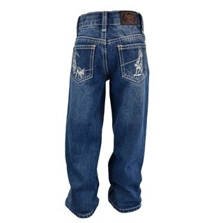 702022 BOY&#39;S COWBOY HARDWARE BORN TO ROPE TODDLER JEAN
