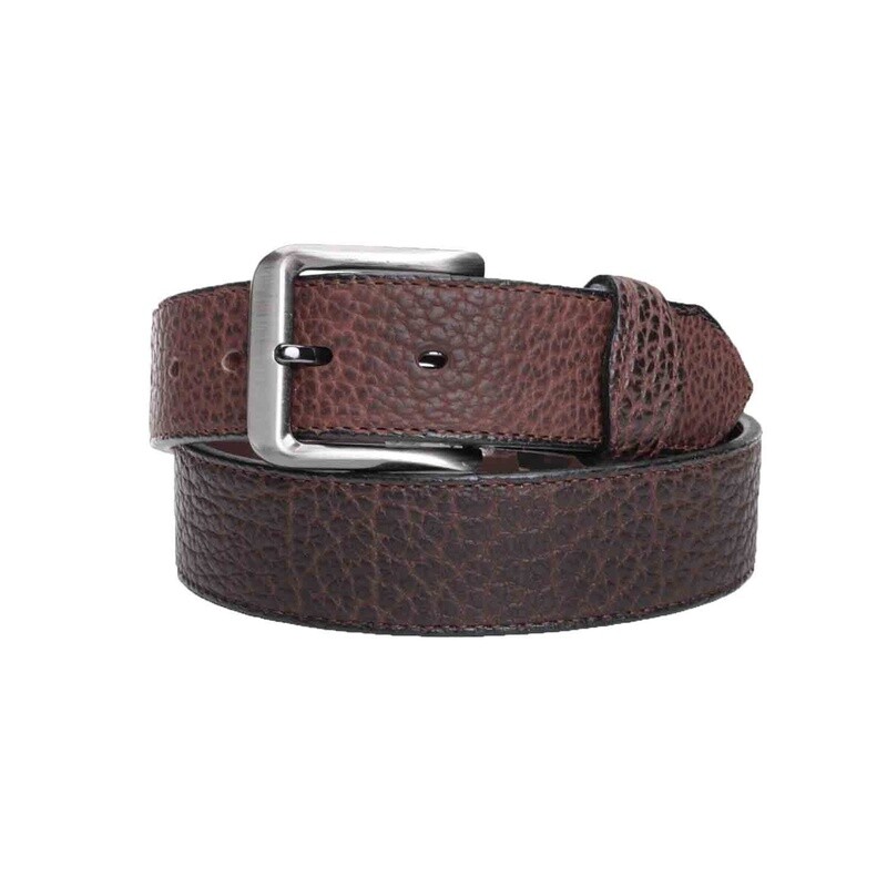 8245-14 MEN&#39;S GINGERICH LEATHER 1.5&quot; BISON BELT