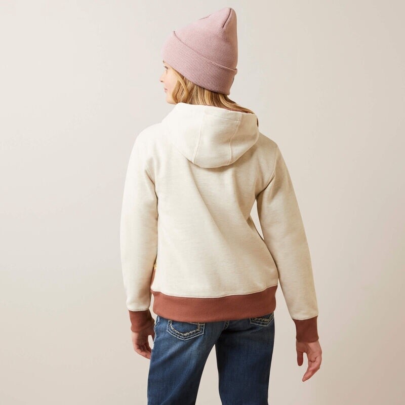 10046460 GIRL'S ARIAT WILD HORSE HOODY