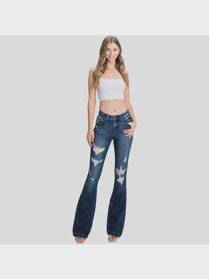 TZ929MF-MD WOMEN&#39;S PETRA MEDIUM WASH PETITE DENVER BELLS