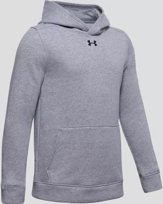 1300129-025 BOY&#39;S UNDER ARMOUR HUSTLE FLEECE HOODY