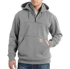 100617-034 MEN&#39;S CARHARTT RAIN DEFENDER® LOOSE FIT HEAVYWEIGHT QUARTER-ZIP HOODIE