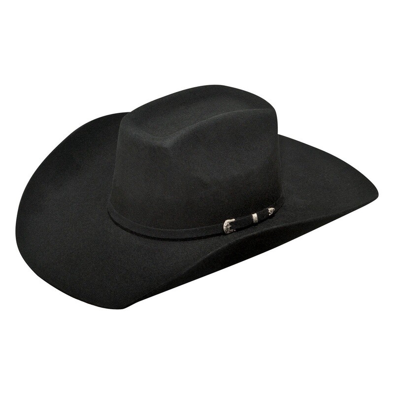 A7520201 ARIAT BLACK 2X PREMIUM WOOL COWBOY HAT