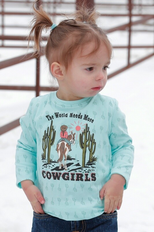 CTK8860003 TODDLER GIRL&#39;S CRUEL GIRL LONG-SLEEVE TEE