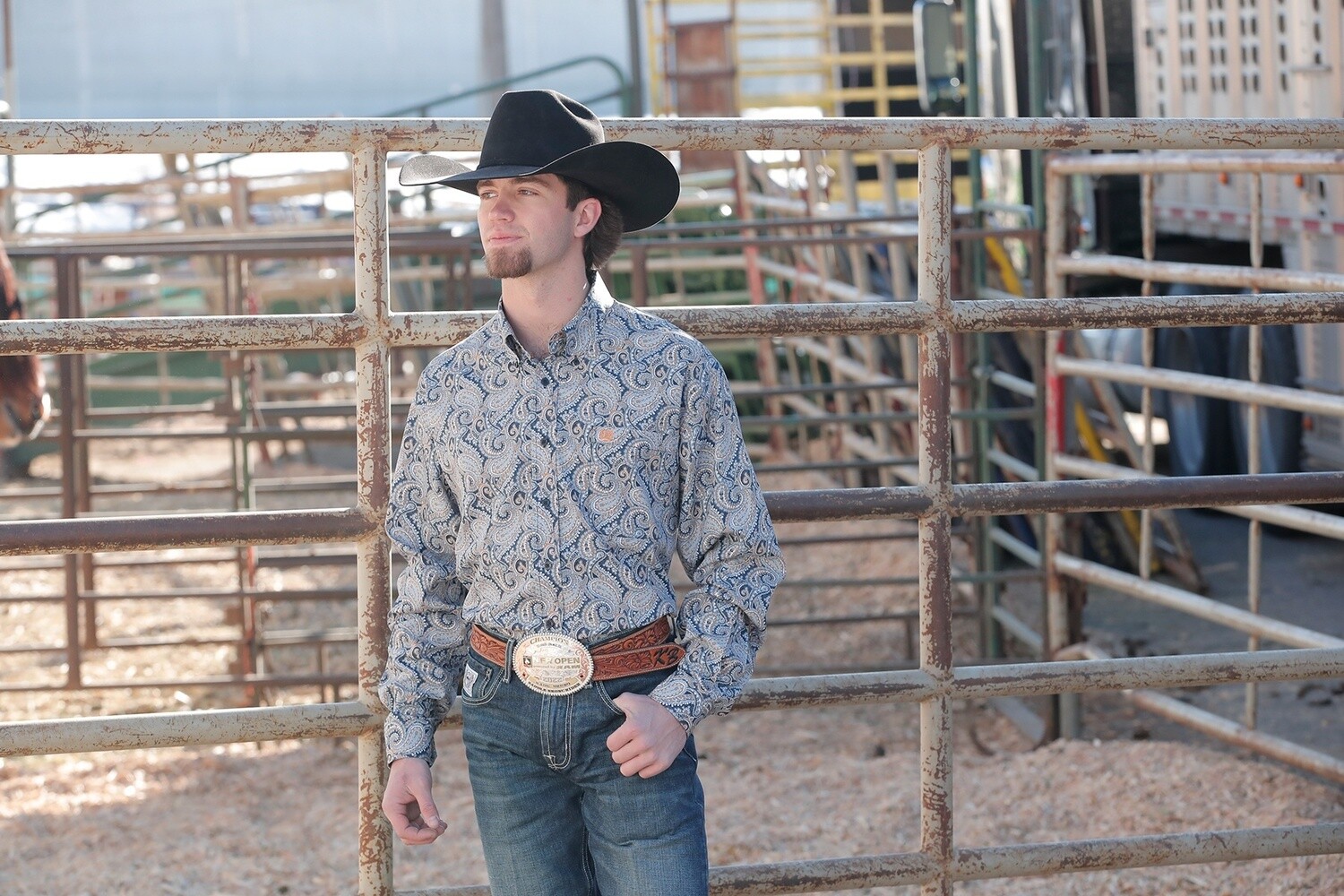 MTW1105702 MEN&#39;S CINCH MULTI PRINT LONG-SLEEVE WESTERN BUTTON DOWN SHIRT