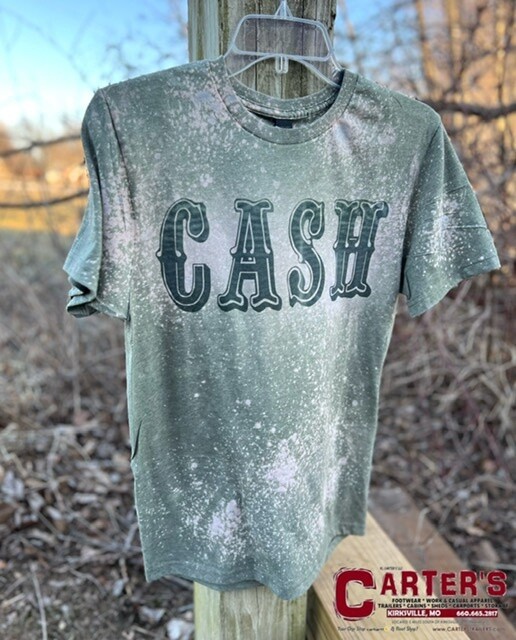 WOMEN&#39;S CASH ACID WASH S/S TEE