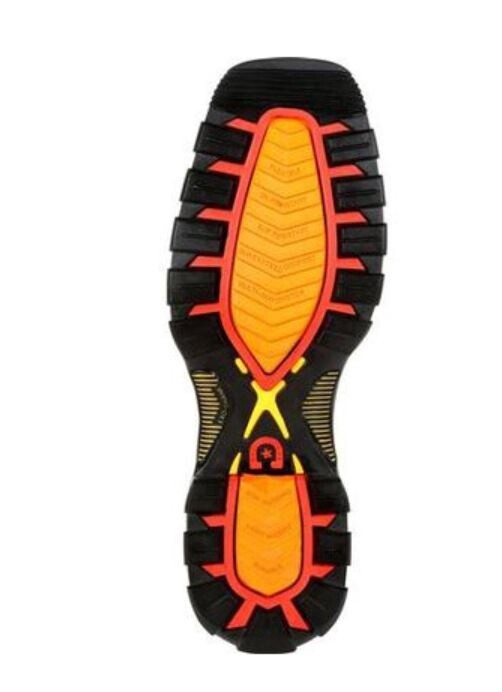 DDB0215 MEN'S DURANGO 11" COPPER / RUGGED BROWN SQUARE STEEL TOE WATERPROOF WORK BOOT - DURANGO® MAVERICK XP™