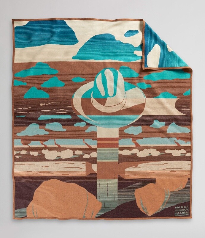 ZF613-57006 PENDLETON JACQUARD BLANKET - RESTING PLACE