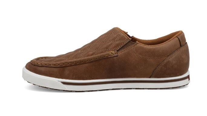 WCA0086 WOMEN'S TWISTED X BROWN SLIP-ON QUILTED KICKS