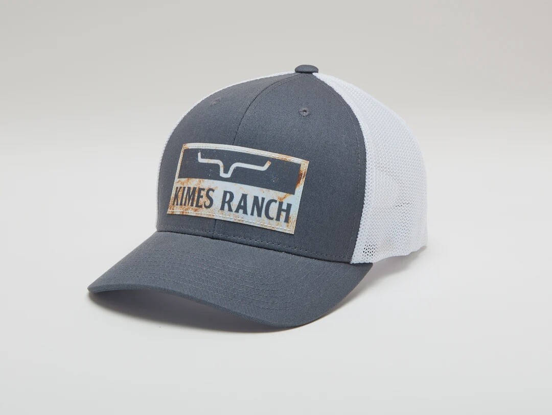 KIMES RANCH 110 FIRE EX TRUCKER HAT - CHARCOAL SNAPBACK