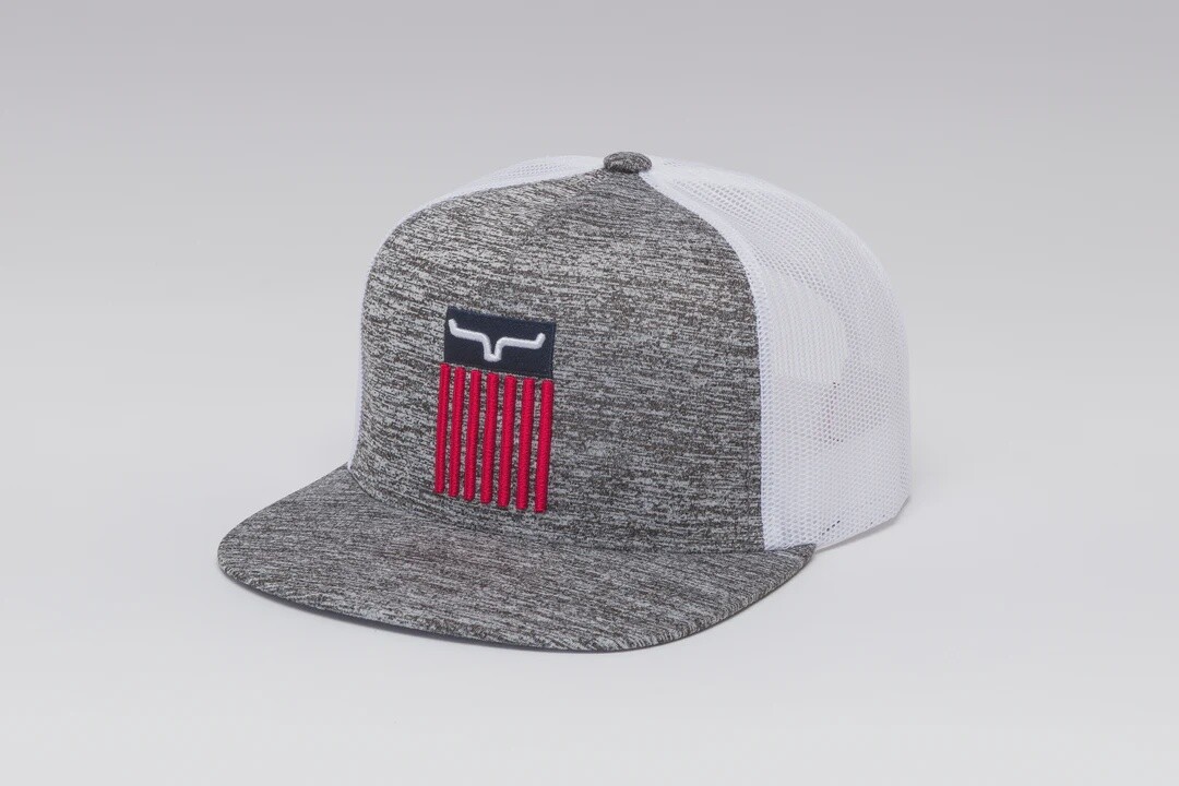 KIMES RANCH CODY GREY HEATHER SNAPBACK HAT