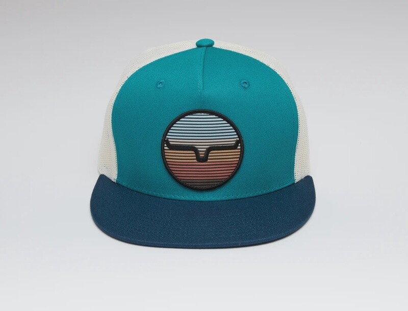 KIMES RANCH THE GRADUATE TEAL SNAPBACK TRUCKER HAT