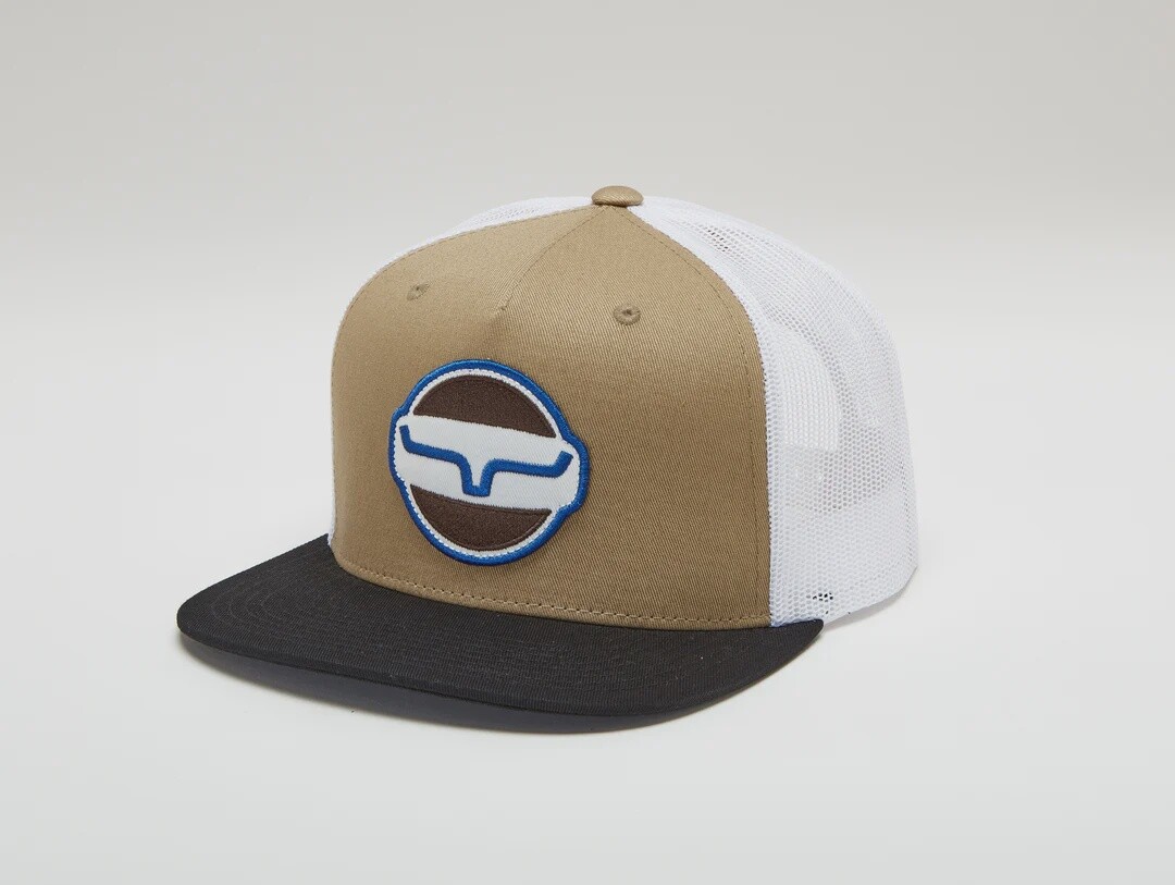 KIMES RANCH UNION MADE WORK WEAR BROWN SNAPBACK TRUCKER HAT