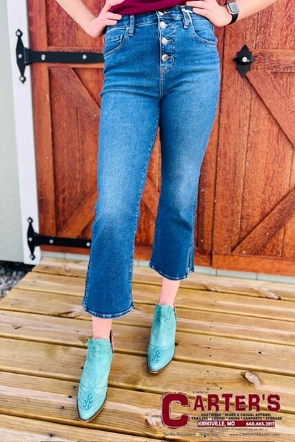 J2966SAT332 WOMEN&#39;S JAG PHOEBE CROPPED BOOT JEAN