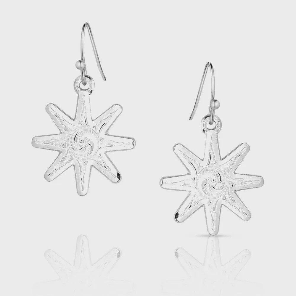 ER5667 MONTANA SILVERSMITHS Chiseled Spurs Earrings
