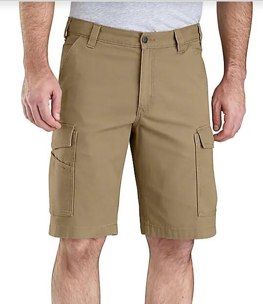 103542-253 MEN&#39;S CARHARTT RUGGED FLEX® RELAXED FIT CANVAS CARGO WORK SHORT