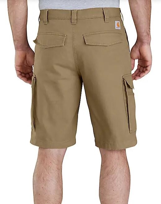 103542-253 MEN'S CARHARTT RUGGED FLEX® RELAXED FIT CANVAS CARGO WORK SHORT