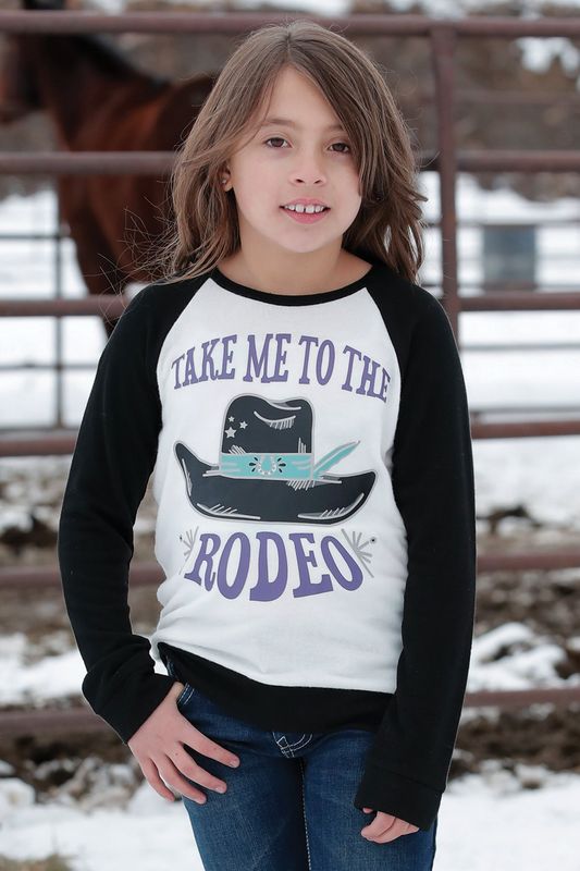 CTK8850002 GIRL&#39;S CRUEL GIRL LONG-SLEEVE RAGLAN