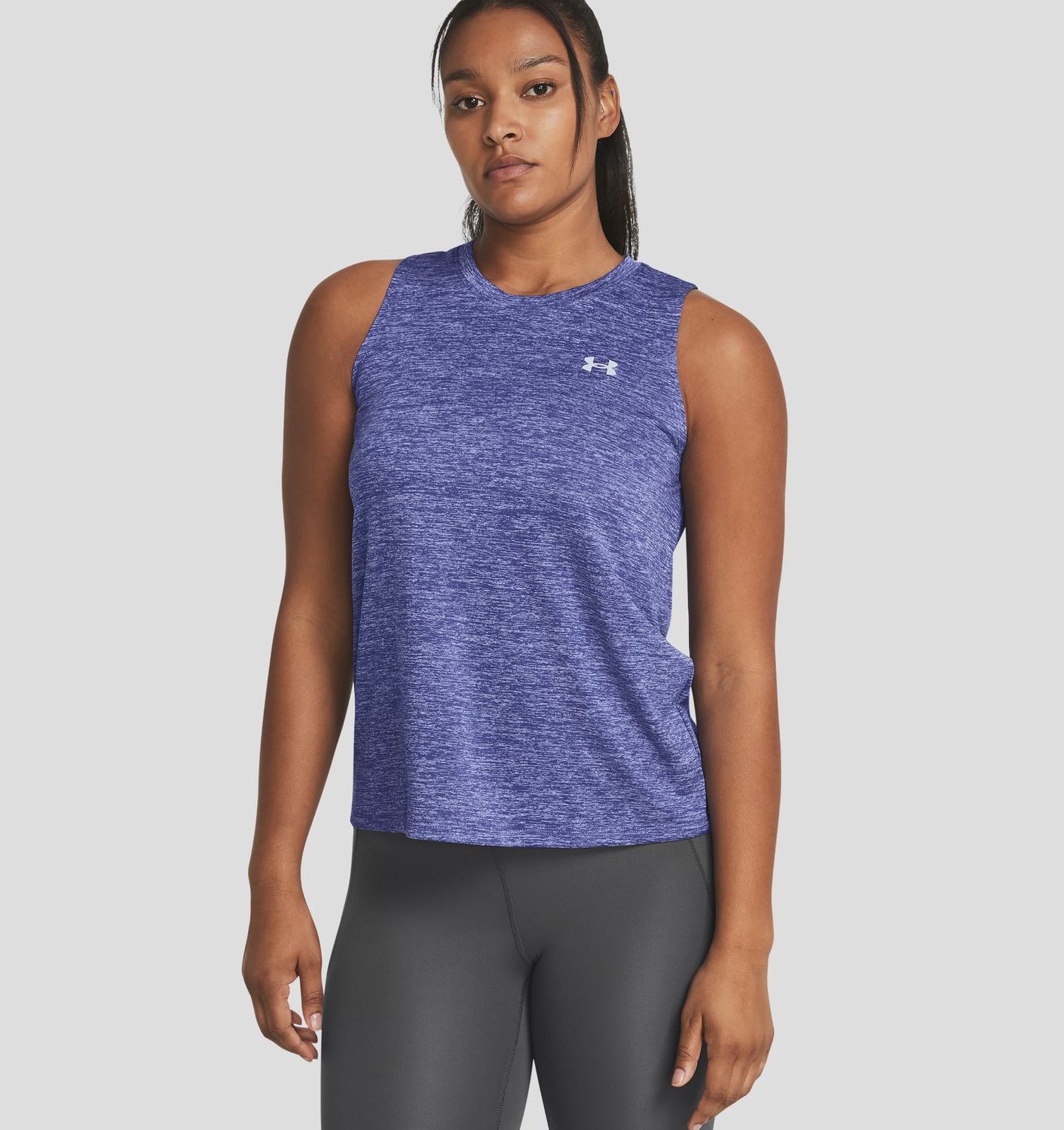 1383656-561 WOMEN&#39;S UNDER ARMOUR TECH TANK TWIST - PURPLE
