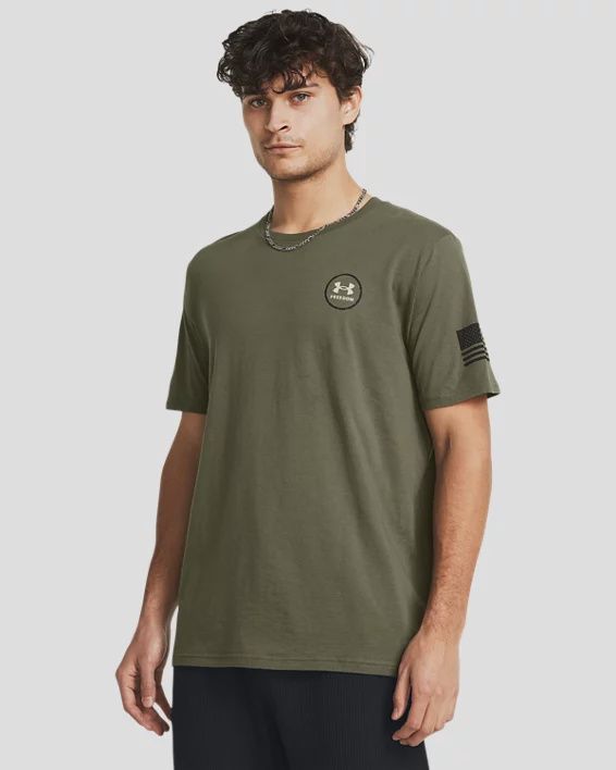1382996-390 MEN&#39;S UNDER ARMOUR FREEDOM MISSION MADE SHORT-SLEEVE GRAPHIC TEE