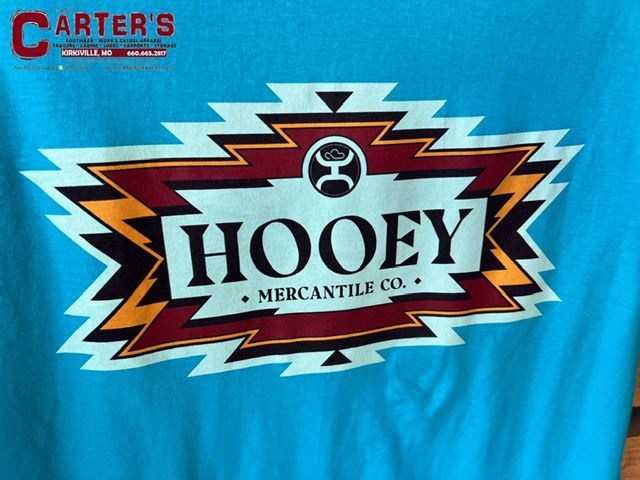 A000611240103 HOOEY TROPICAL BLUE SOUTHWEST SHORT-SLEEVE TEE