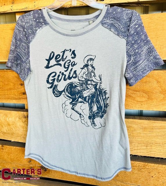 WLWT21R0UH WOMEN&#39;S PANHANDLE &quot;LET&#39;S GO GIRLS&quot; SHORT-SLEEVE TEE