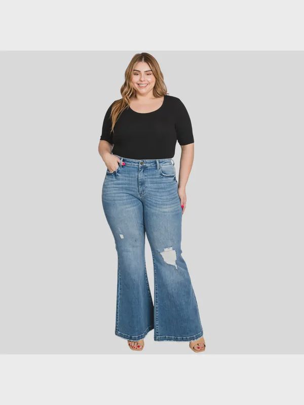 PX289F-MD WOMEN&#39;S PETRA PLUS MEDIUM WASH