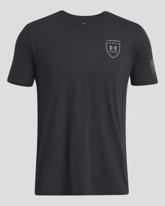 1382993-001 MEN&#39;S UNDER ARMOUR FREEDOM EAGLE S/S TEE - BLACK