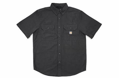 104369-BKC MEN&#39;S CARHARTT LOOSE FIT MIDWEIGHT CHAMBRAY SHORT-SLEEVE SHIRT