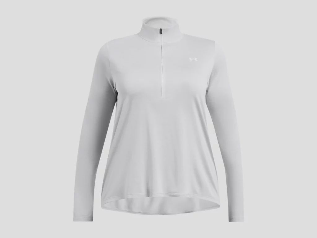 1384220-014 WOMEN&#39;S UNDER ARMOUR TECH™ TWIST ½ ZIP - GRAY