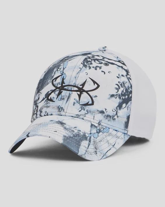 1376716-475 MEN&#39;S UNDER ARMOUR FISH HUNTER MESH CAP - BLUE