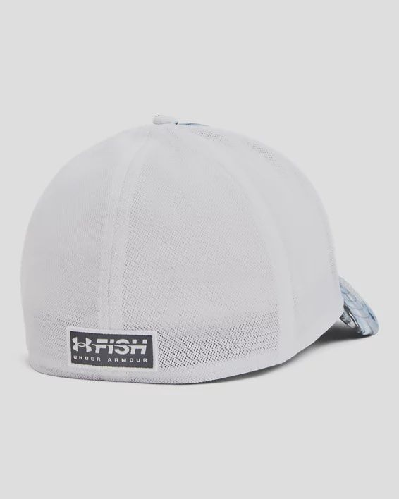 1376716-475 MEN'S UNDER ARMOUR FISH HUNTER MESH CAP - BLUE