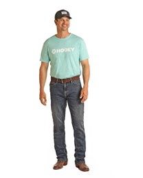 HYMDTBR MEN&#39;S HOOEY BY ROCK &amp; ROLL RELAXED FIT STACKABLE BOOTCUT JEAN