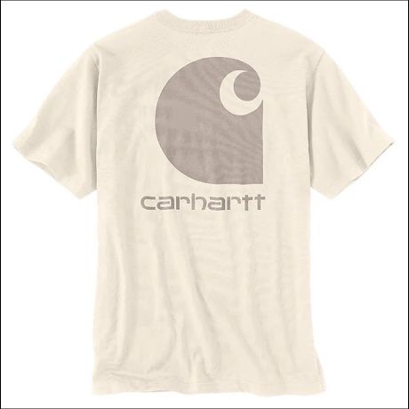106149-W03 MEN&#39;S CARHARTT RELAXED FIT HEAVYWEIGHT SHORT-SLEEVE POCKET C GRAPHIC T-SHIRT