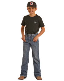 HB0BD02564 BOY&#39;S HOOEY BY ROCK &amp; ROLL MEDIUM VINTAGE WASH REGULAR FIT BOOTCUT
