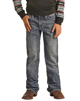 RRBD0BR0LH BOY'S ROCK&amp;ROLL ROPE STITCH JEAN