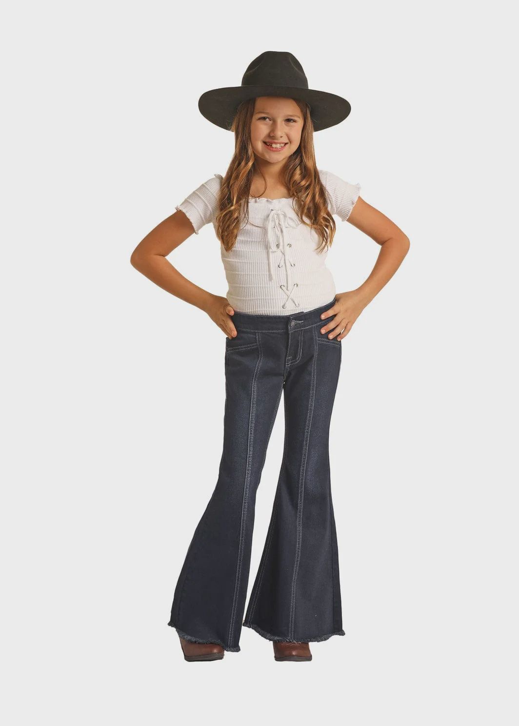 RRGD7PRZRB GIRL&#39;S ROCK&amp; ROLL FLARE JEAN