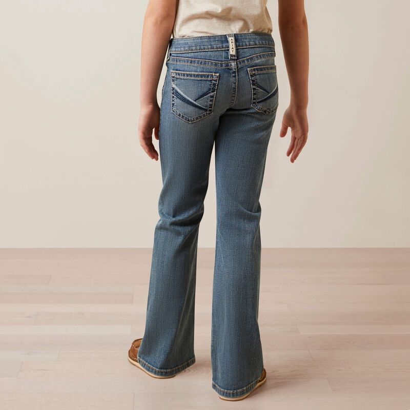 10043206 GIRL'S ARIAT R.E.A.L LEILA BOOT CUT JEAN
