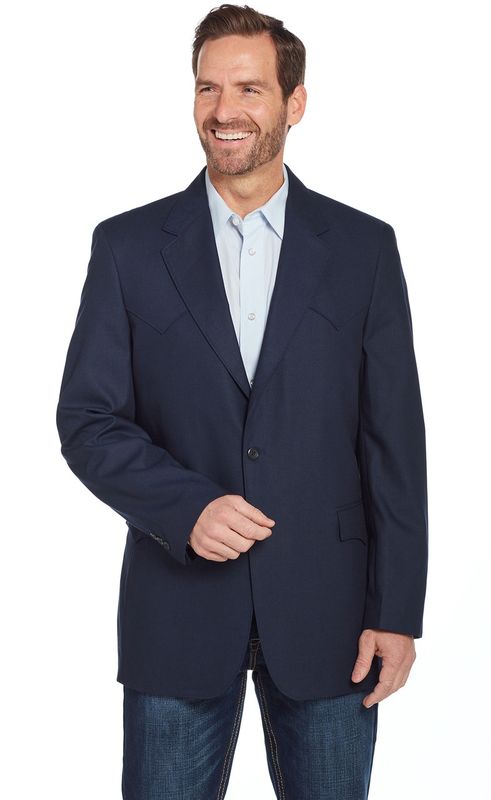 CC1087-BO-11 MEN&#39;S CIRCLE S NAVY SPORT COAT