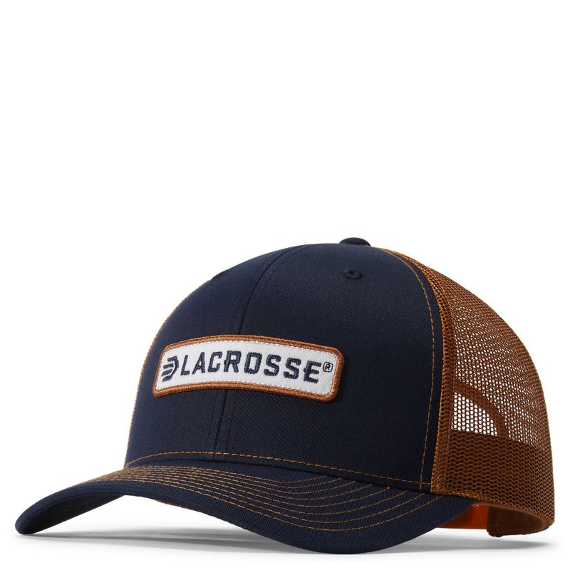 918591 LACROSSE NAVY TRUCKER CAP