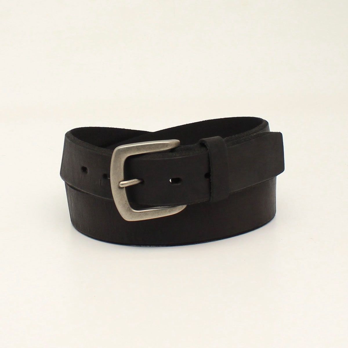 A1037401 MEN&#39;S ARIAT BEVELED EDGE BLACK BELT