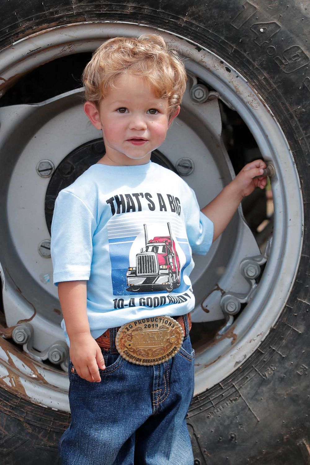 MTT7671091 TODDLER BOY&#39;S CINCH LIGHT BLUE SHORT-SLEEVE TEE