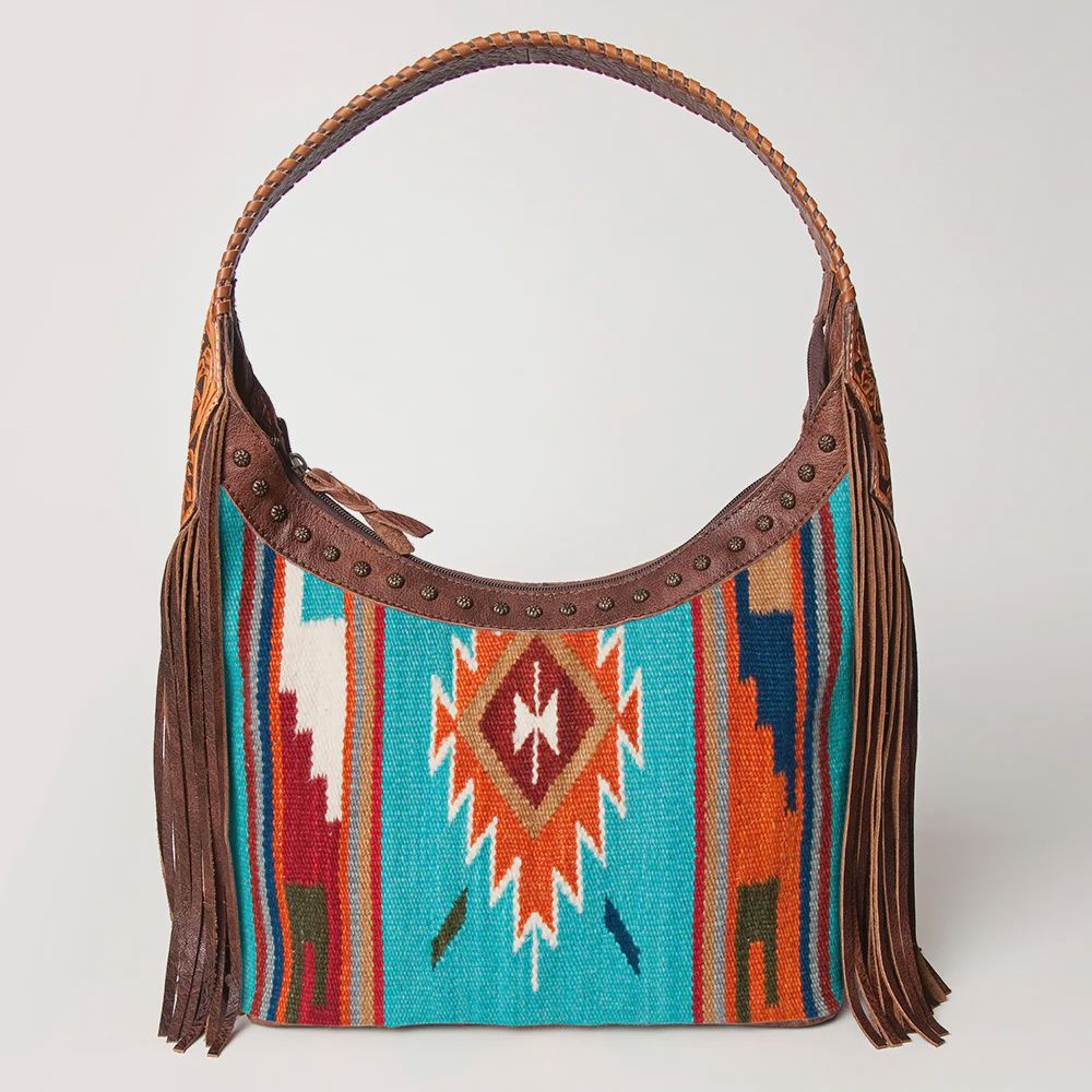 ADBG803O AMERICAN DARLING SADDLE BLANKET SHOULDER HANDBAG