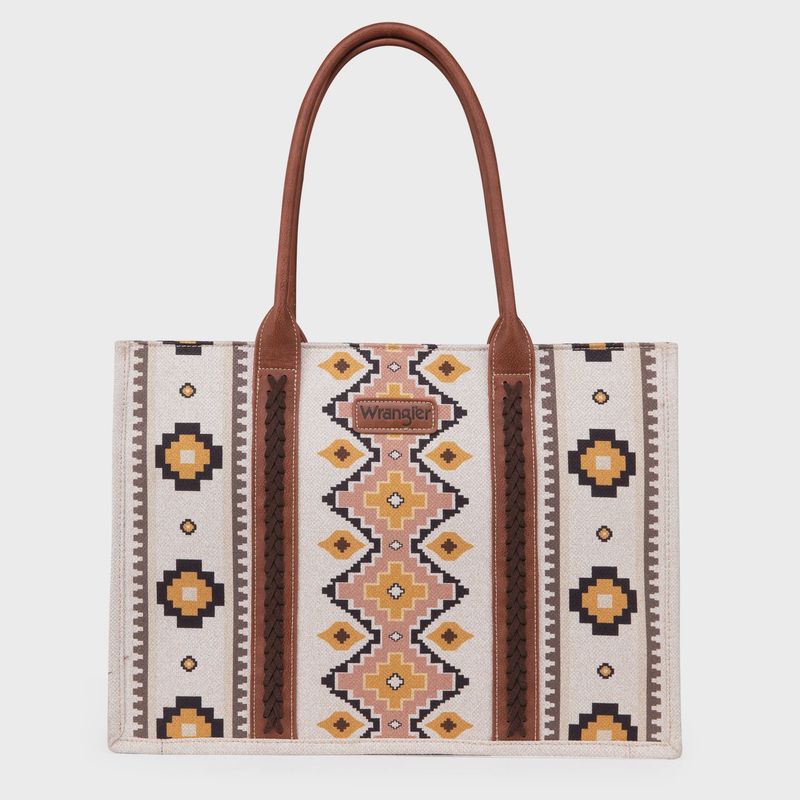 WG2203-8119 WRANGLER SOUTHWEST PRINT LARGE TOTE